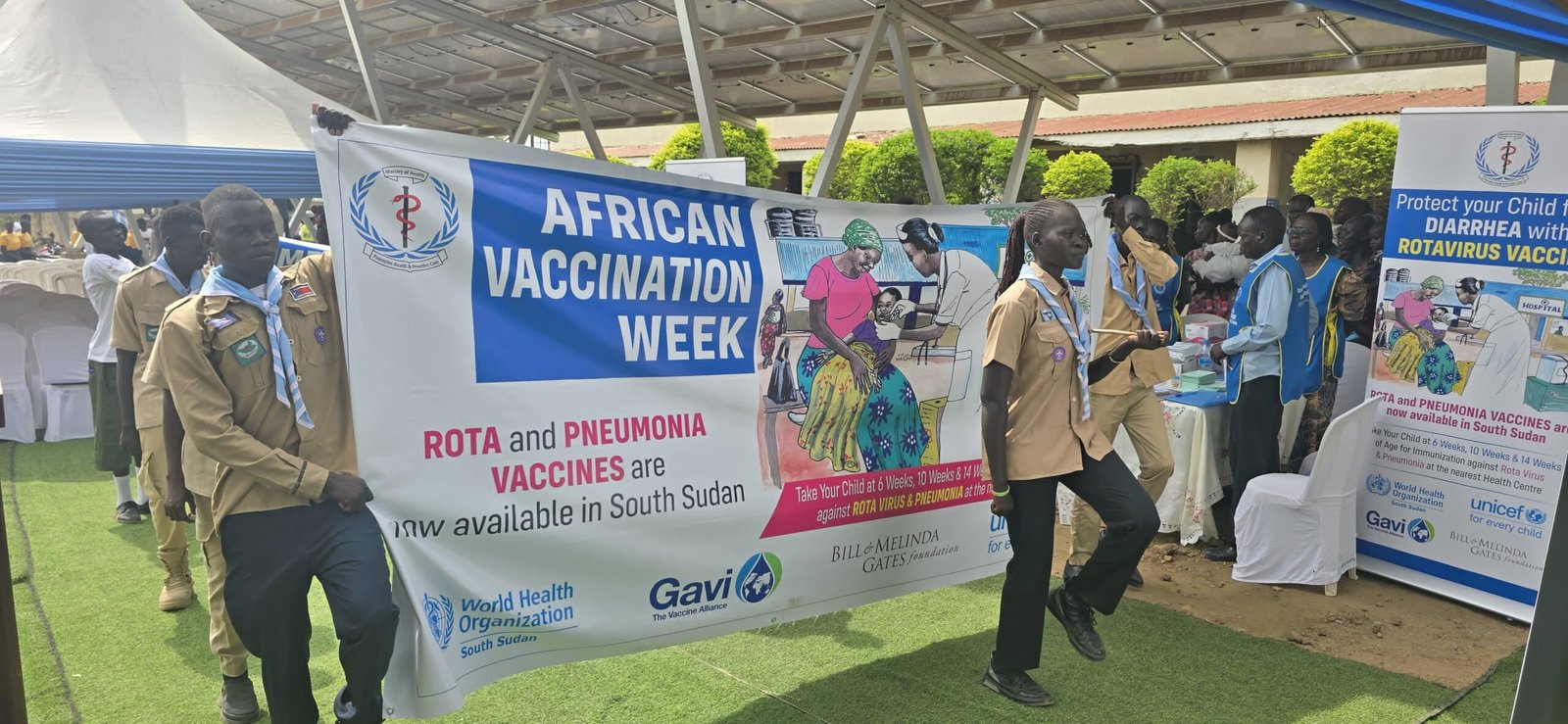 South Sudan rolls out new vaccines for measles, pneumonia, and diarrhoea South Sudan rolls out new vaccines for measles, pneumonia, and diarrhoea