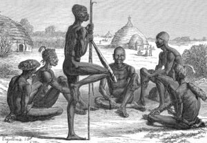 Dinka People of South Sudan – History, Culture & Spiritual Heritage 2 dinka tribe illustration
