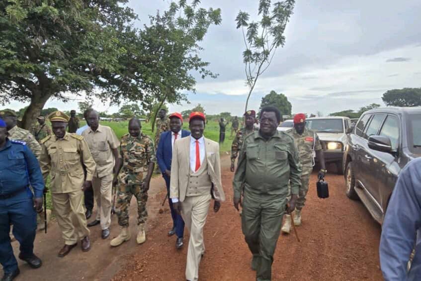 Governor Jadalla Visits Morobo Where Thousands Fled Violence Governor Jadalla Visits Morobo Where Thousands Fled Violence