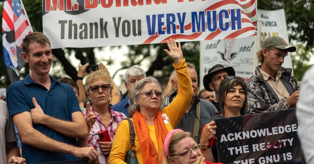 Trump Officials Plan to Bring First White Afrikaners to U.S. as Refugees Next Week. Trump Officials Plan to Bring First White Afrikaners to U.S. as Refugees Next Week.