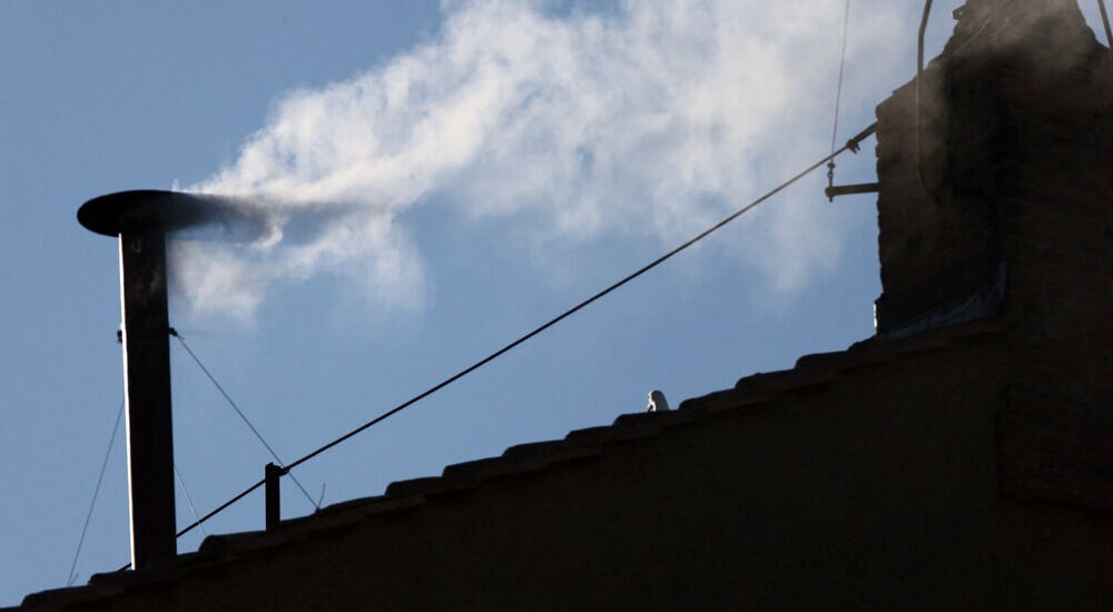 White Smoke Indicates Selection of New Pope